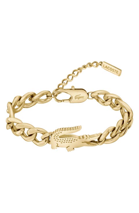 Crocodile Chunky Chain Bracelet