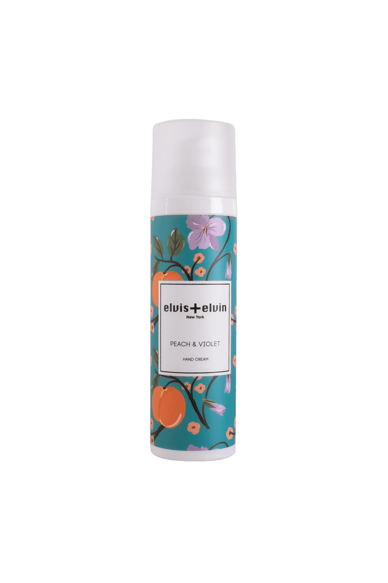 Peach & Violet Hand Cream, Hyaluronic Acid & Tsubaki Oil,, Main, color, NA