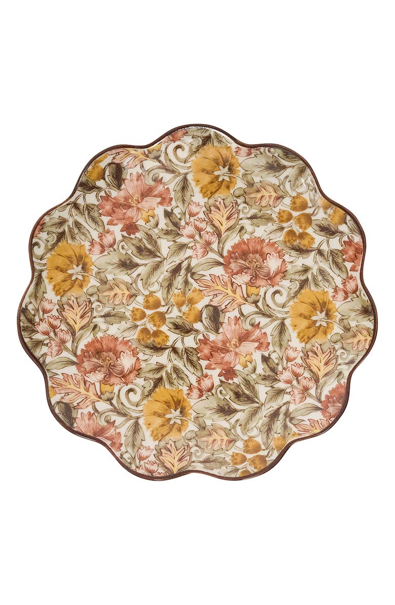Juliska Willa Salad/Dessert Plate, Main, color, Amber