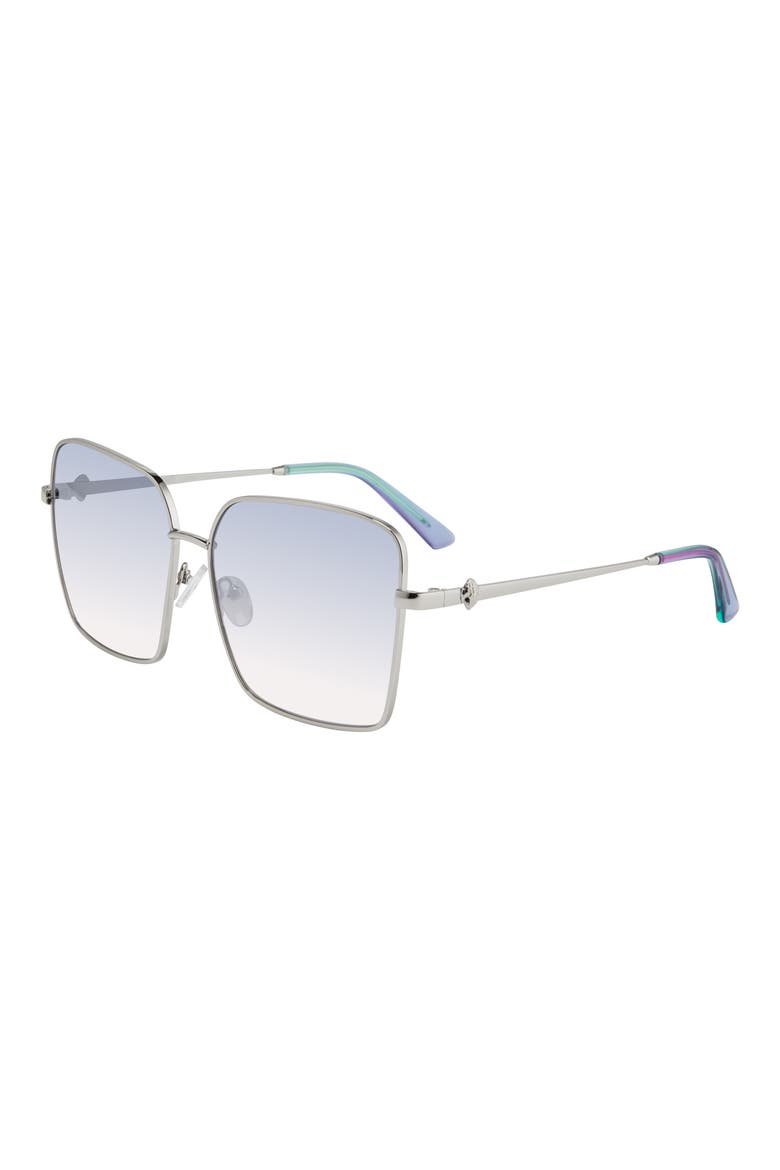 61mm Sunglasses, Alternate, color, PALLADIUM/ GREY MS SLV