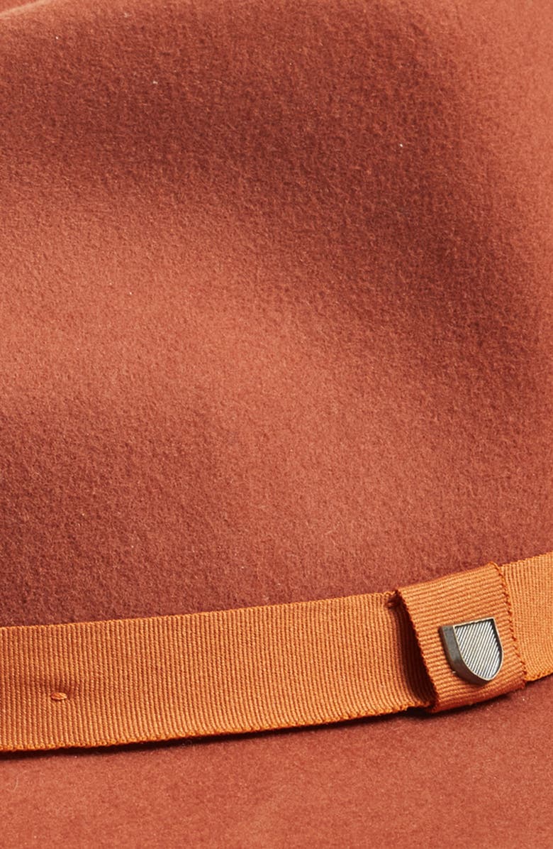 Brixton Messer Packable Felted Wool Fedora, Alternate, color,