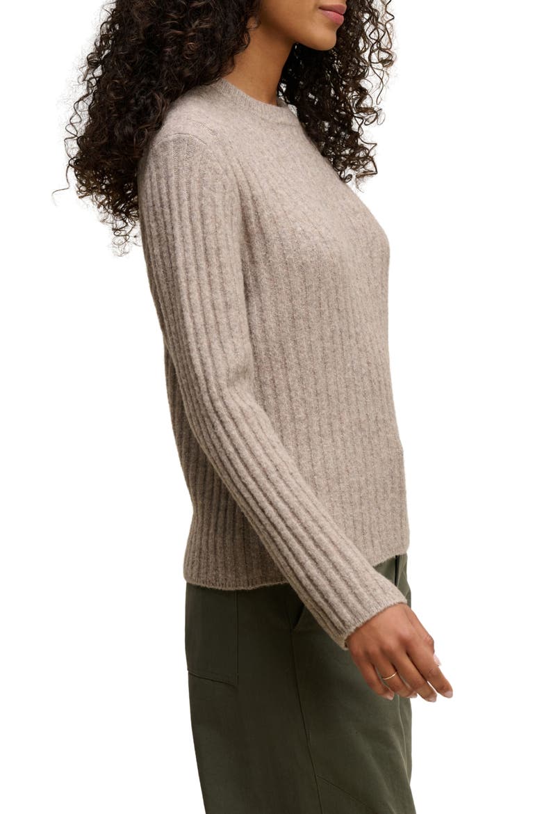 Imana Wool Blend Crewneck Sweater, Alternate, color, TAN