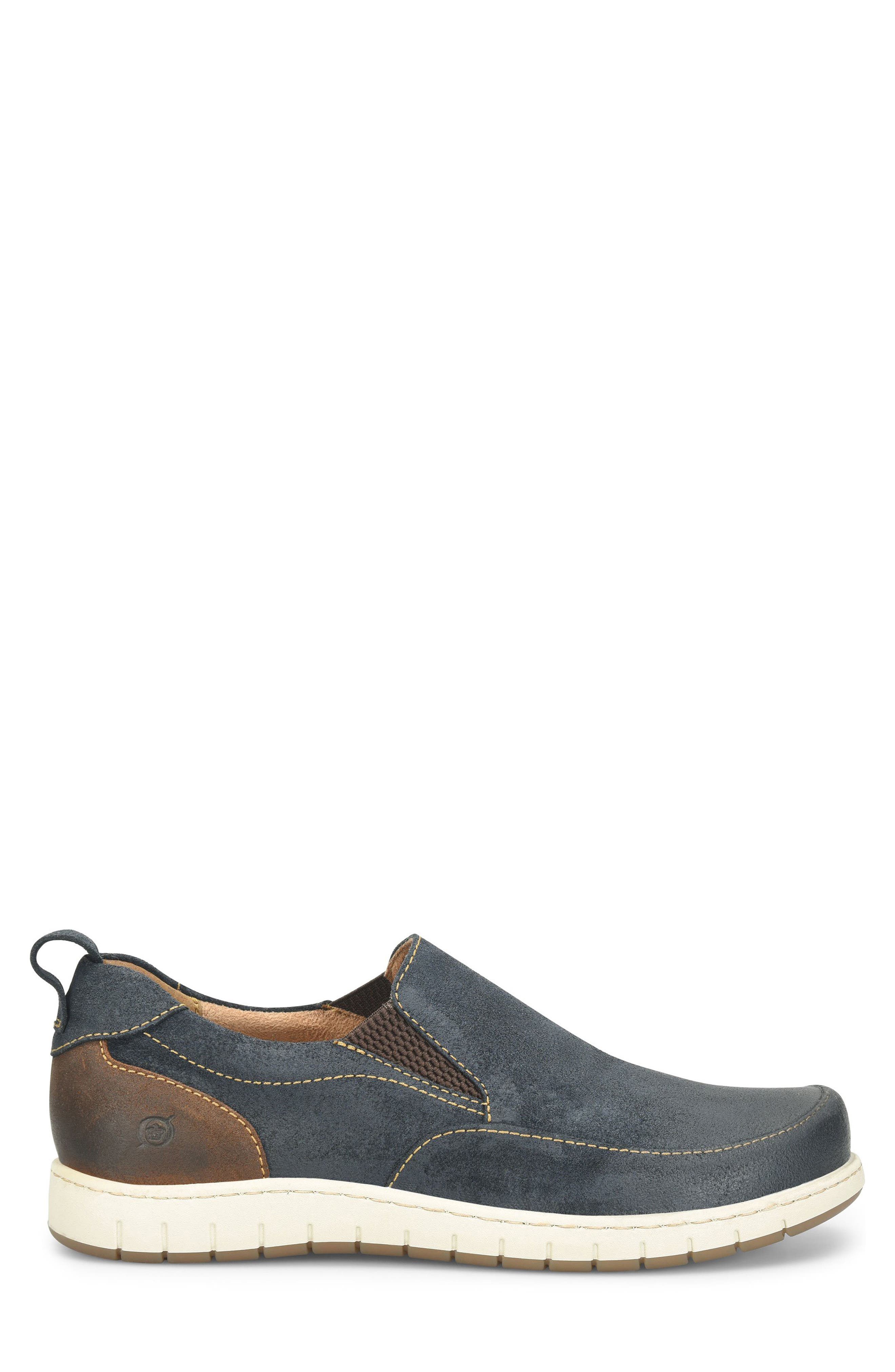 Leeds Slip-On Sneaker, Alternate, color, NAVY DISTRESSED