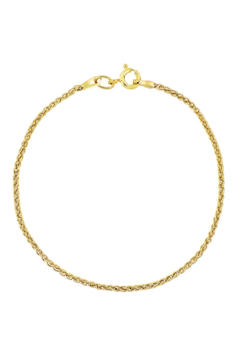 14K Gold Thin Snake Chain Bracelet (Nordstrom Exclusive), Main, color, YELLOW GOLD