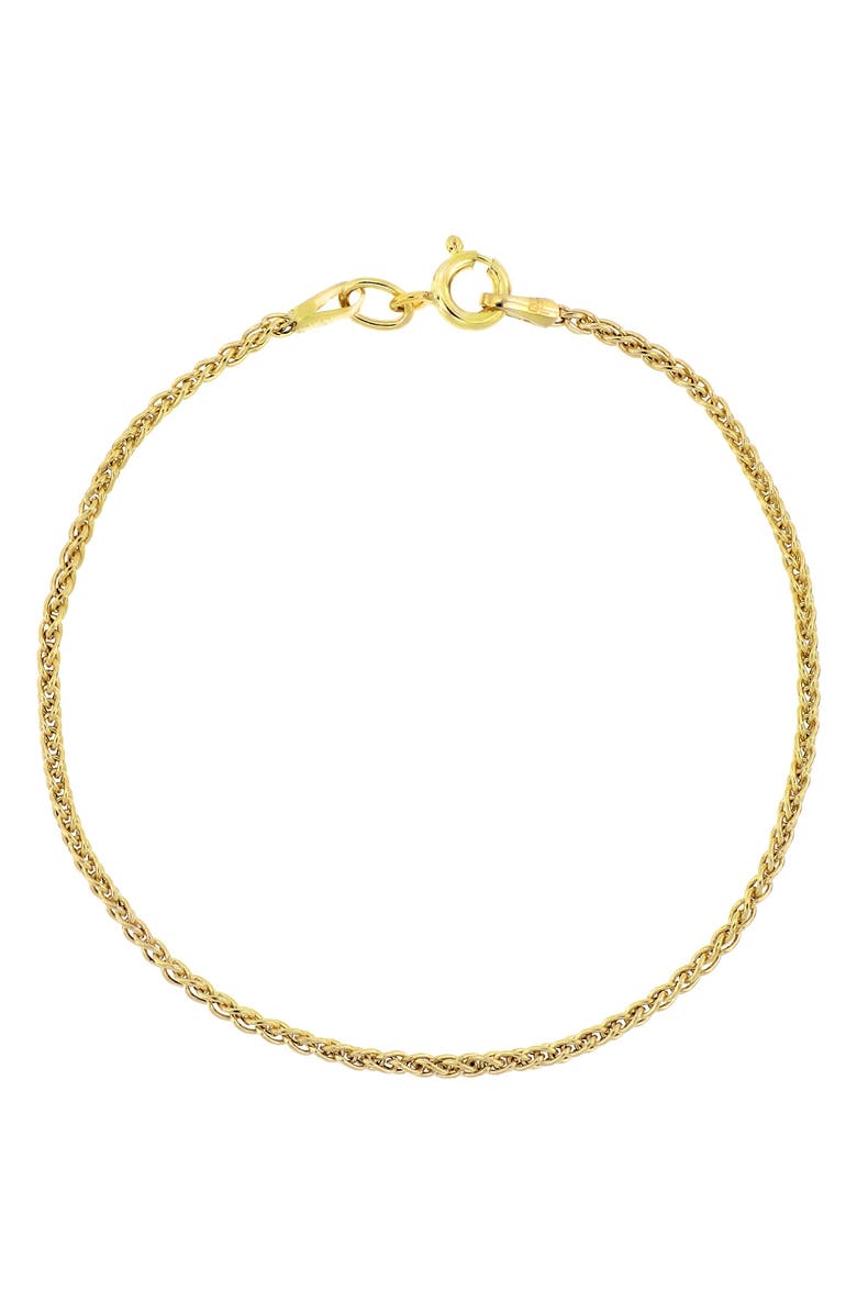 Bony Levy 14K Gold Thin Snake Chain Bracelet, Main, color,