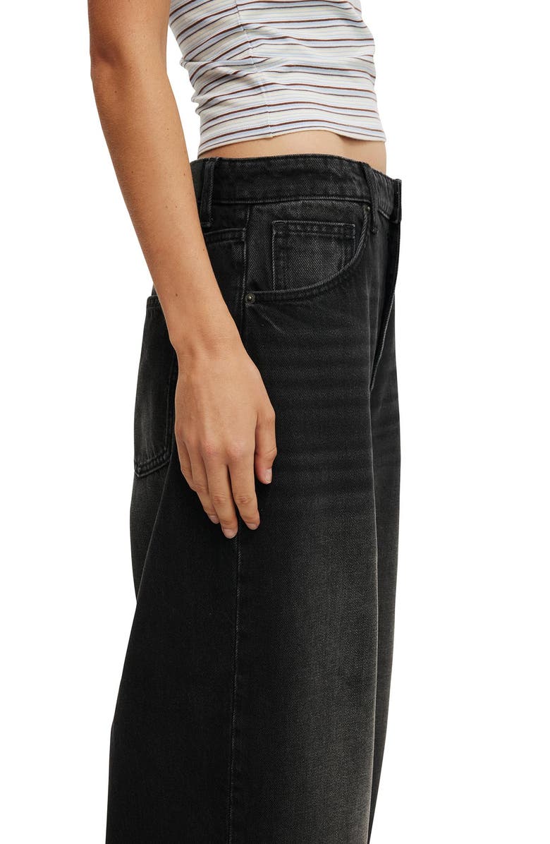 Cotton On Women's Boyfriend Super Baggy Jean, Alternate, color, Y2k Washed Black