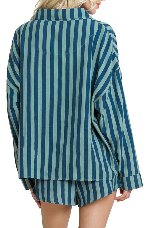 Honeydew Brunch Date Long Sleeve Shorts Pajamas