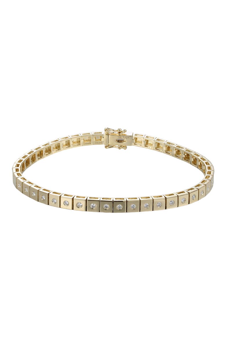 Leggo Mini Diamond Tennis Bracelet, Main, color, GOLD
