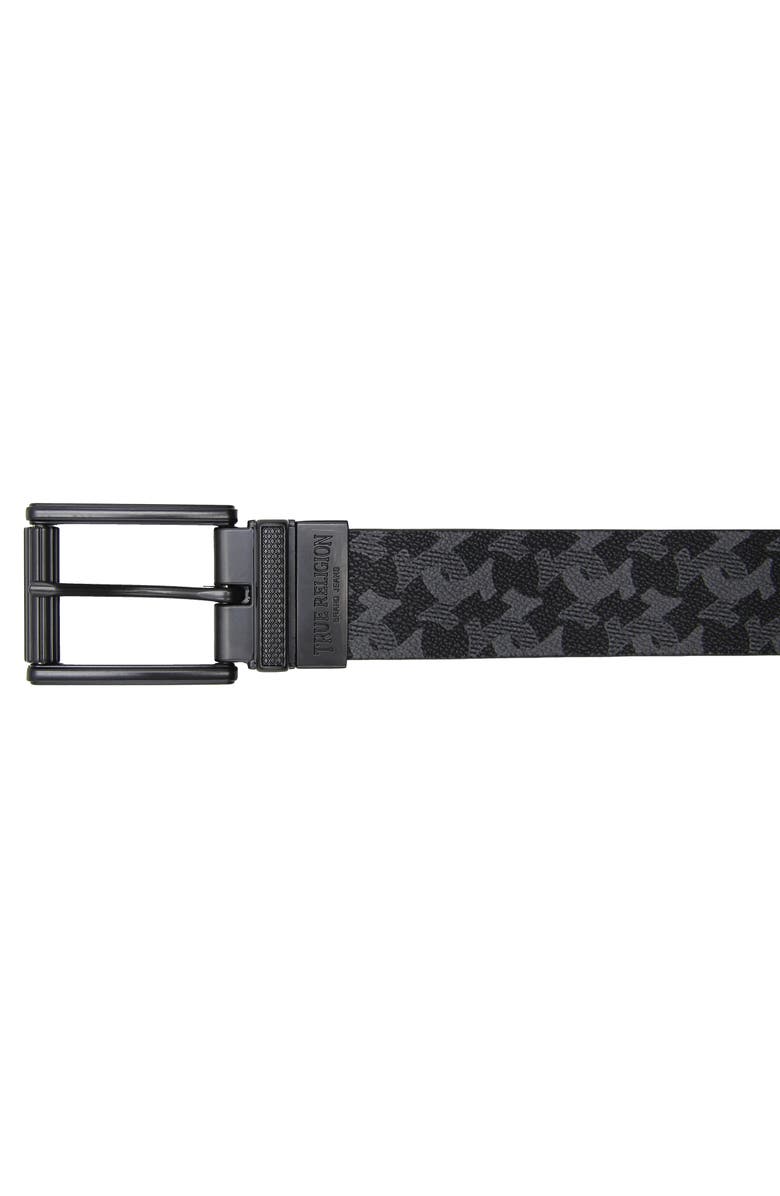True Religion Braun Reversible Belt, Alternate, color, Printed