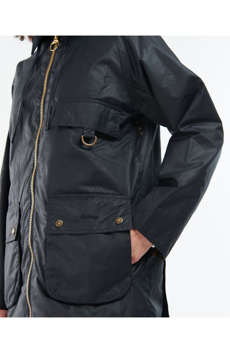 Highclere Hooded Waxed Jacket