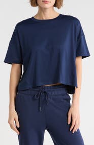 90 DEGREE BY REFLEX Supersoft Day One Boxy High-Low T-Shirt