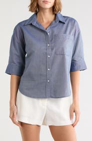 Trove New York Oxford Collegiate Short Sleeve Shirt