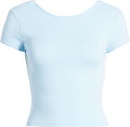 EDIKTED Bambi Open Back Crop T-Shirt