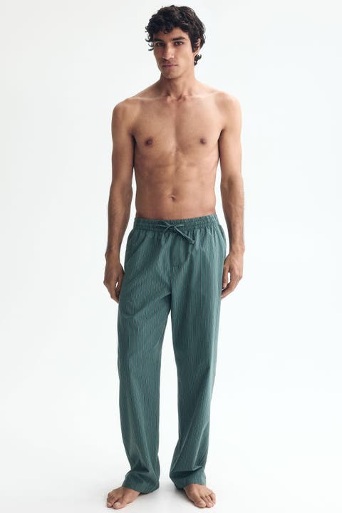 Relaxed-Fit Poplin Pants