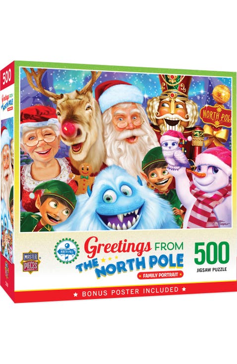 North Pole Family Portrait 500pc Puzzle
