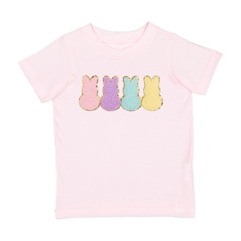 Easter Peeps Patch Short Sleeve T-Shirt