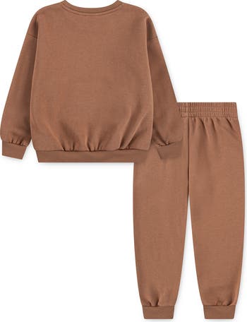 Kids' Essential Fleece Sweatshirt & Joggers Set
