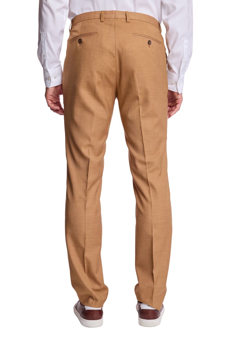 Downing Slim Fit Dress Pants, Alternate, color, KOMBUCHA SHARK