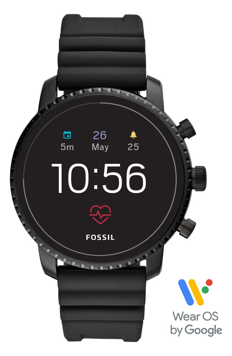 Fossil Q Explorist Smartwatch, 45mm, Alternate, color, 