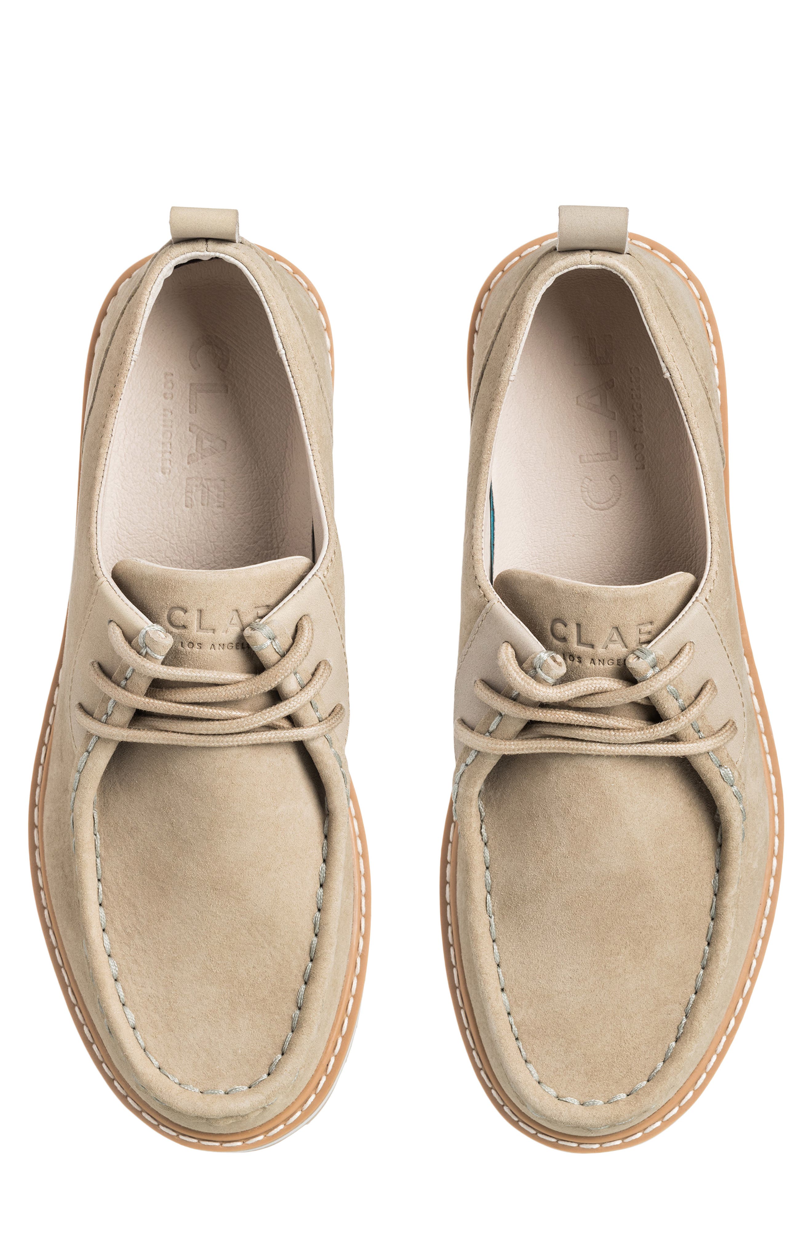 CLAE Morrison Low Top Chukka Boot, Alternate, color, Safari Suede