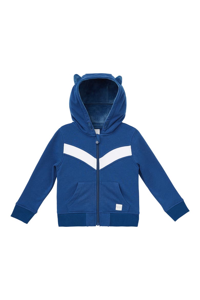 Kids' Rekka 2-in-1 Stuffed Animal Hoodie, Alternate, color, BLUE
