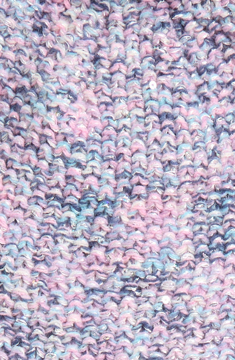 Capelli New York Space Dyed Earflap Hat & Gloves Set, Alternate, color, Navy Multi