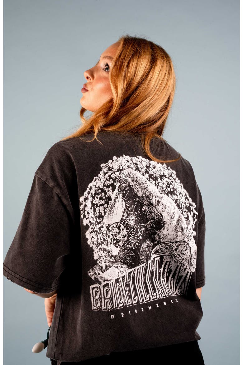 Bridezilla Tee, Alternate, color, Washed Black