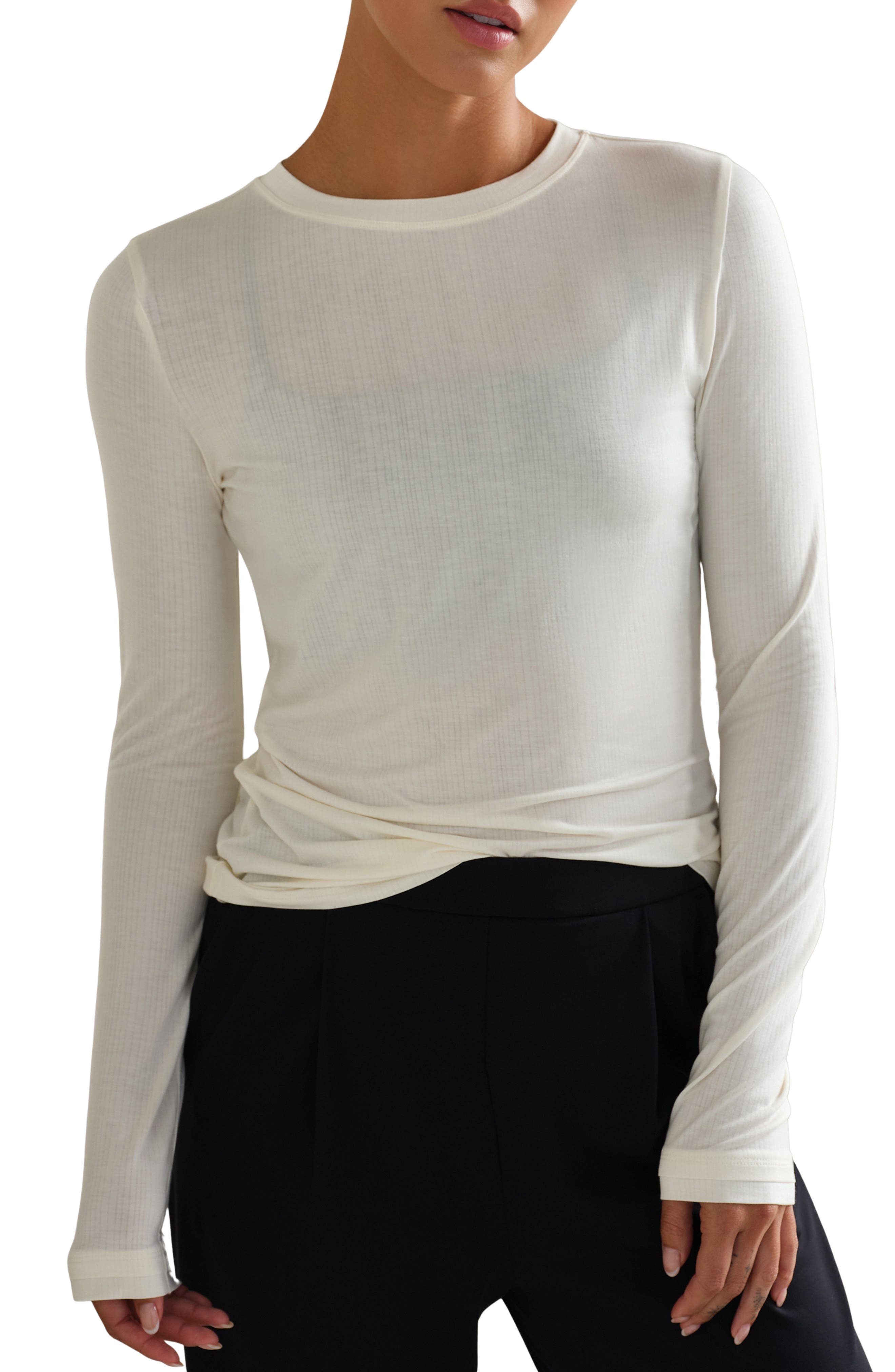 Featherweight Rib Long Sleeve T-Shirt