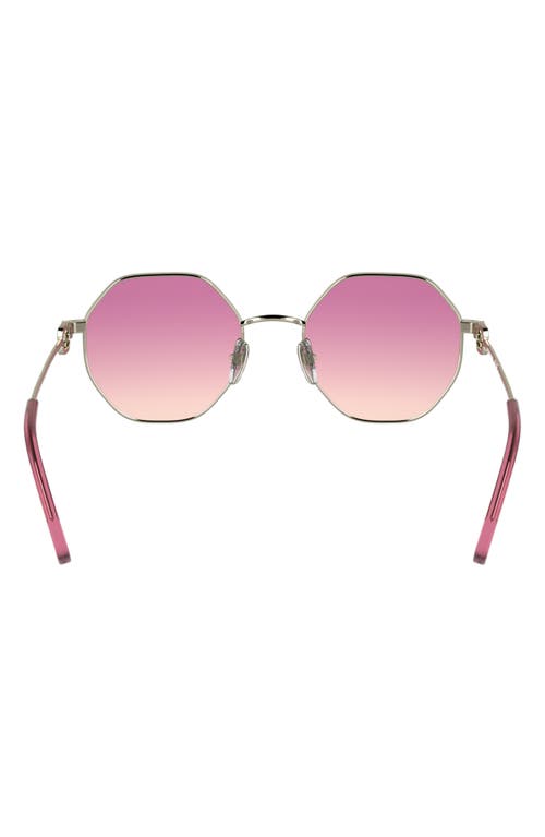 Longchamp Le Foulonné 52mm Gradient Round Sunglasses