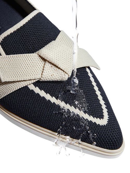 Vivaia Water-repellent Pointed-toe Bow Loafers In Multi