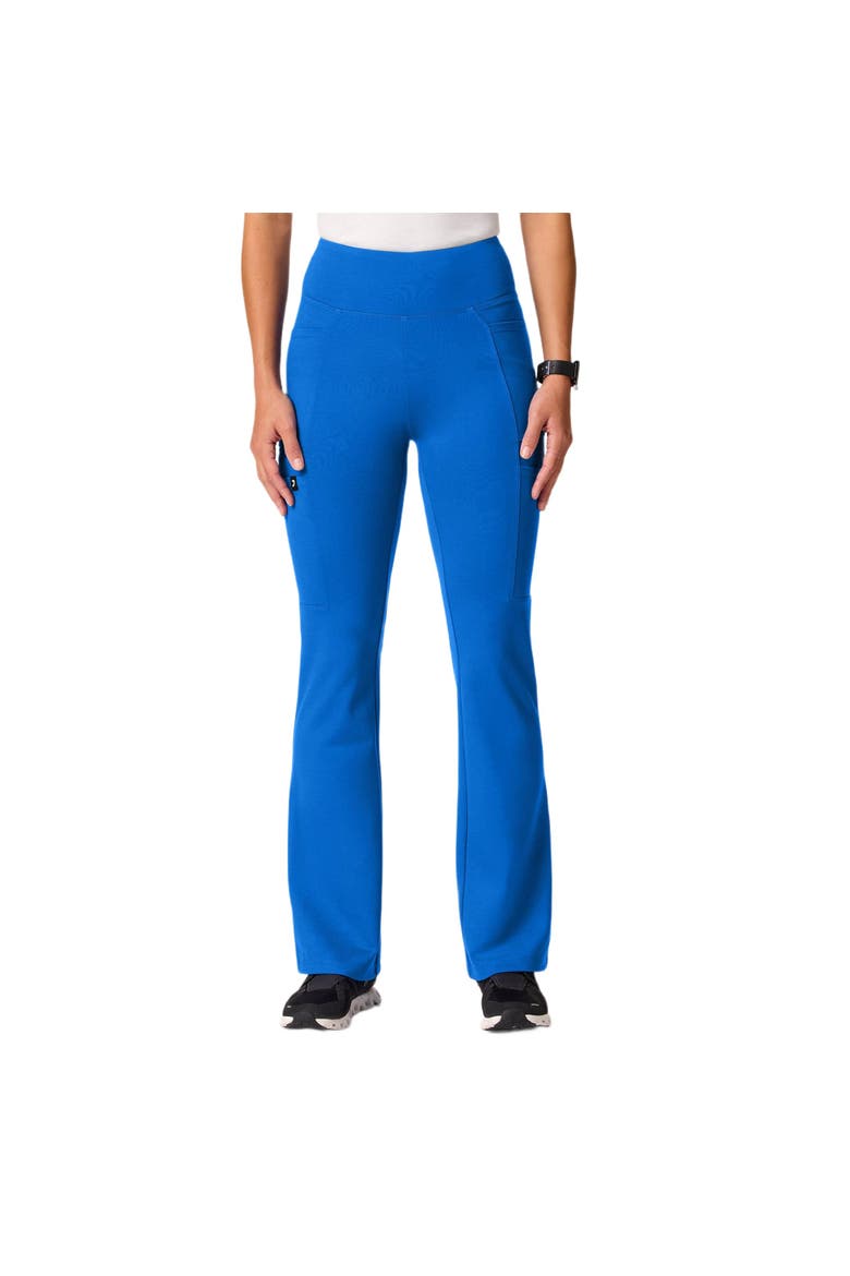 Perri UltraSOFT Women's Yoga Scrub Pant - 5 Pockets Skinny Fit, Main, color, Royal Blue