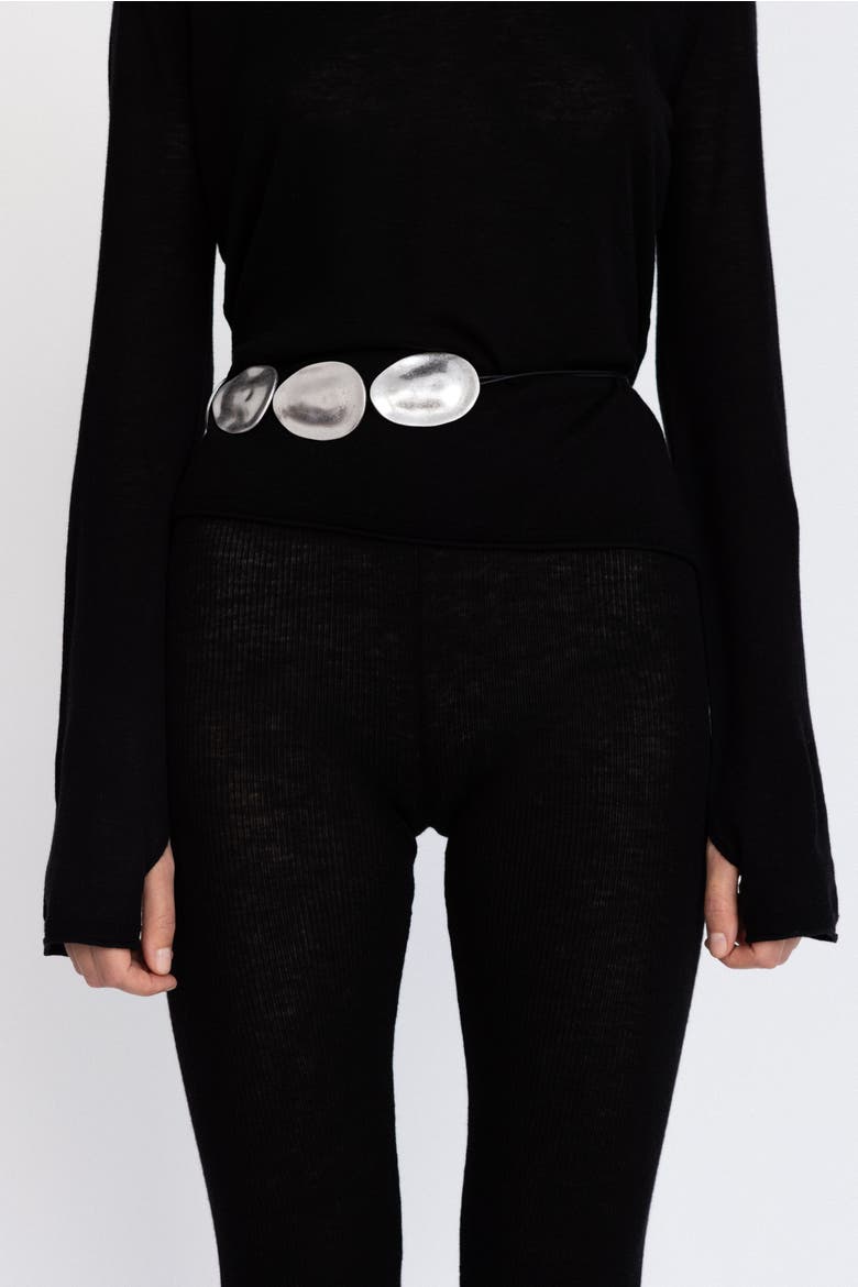 Lightweight Merino Wool Stirrup Leggings, Alternate, color, Black