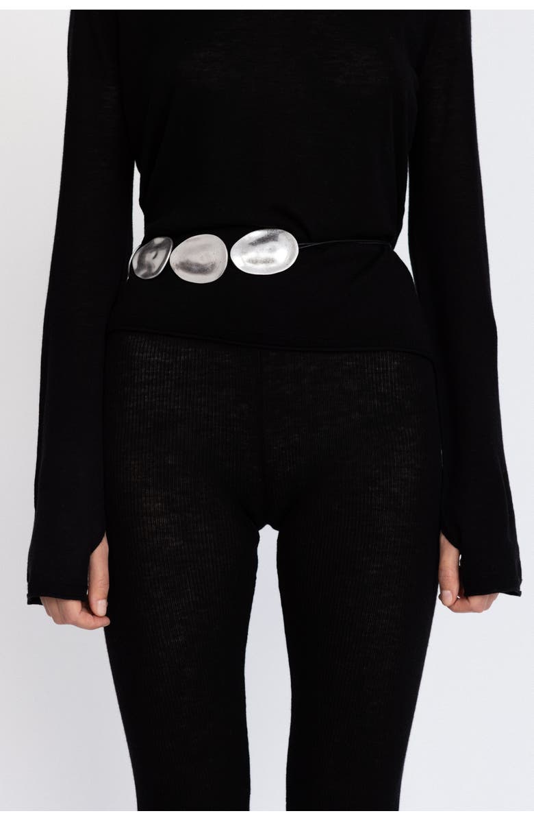 Alas Merino Wool Sheer Open Heel Leggings, Alternate, color, Black