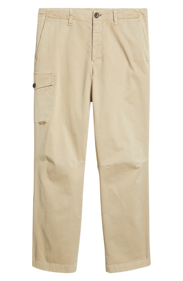 Paul Smith London Stretch Organic Cotton Cargo Pants, Alternate, color, Light Beige