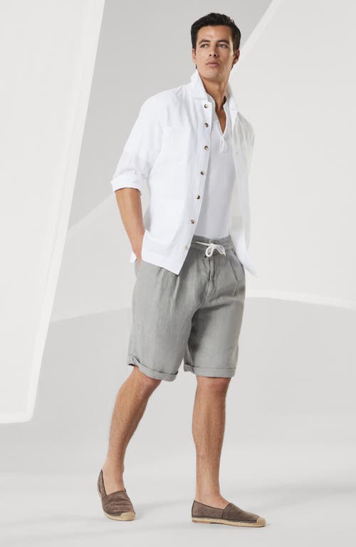 Brunello Cucinelli Bermuda Shorts With Drawstring In Khaki