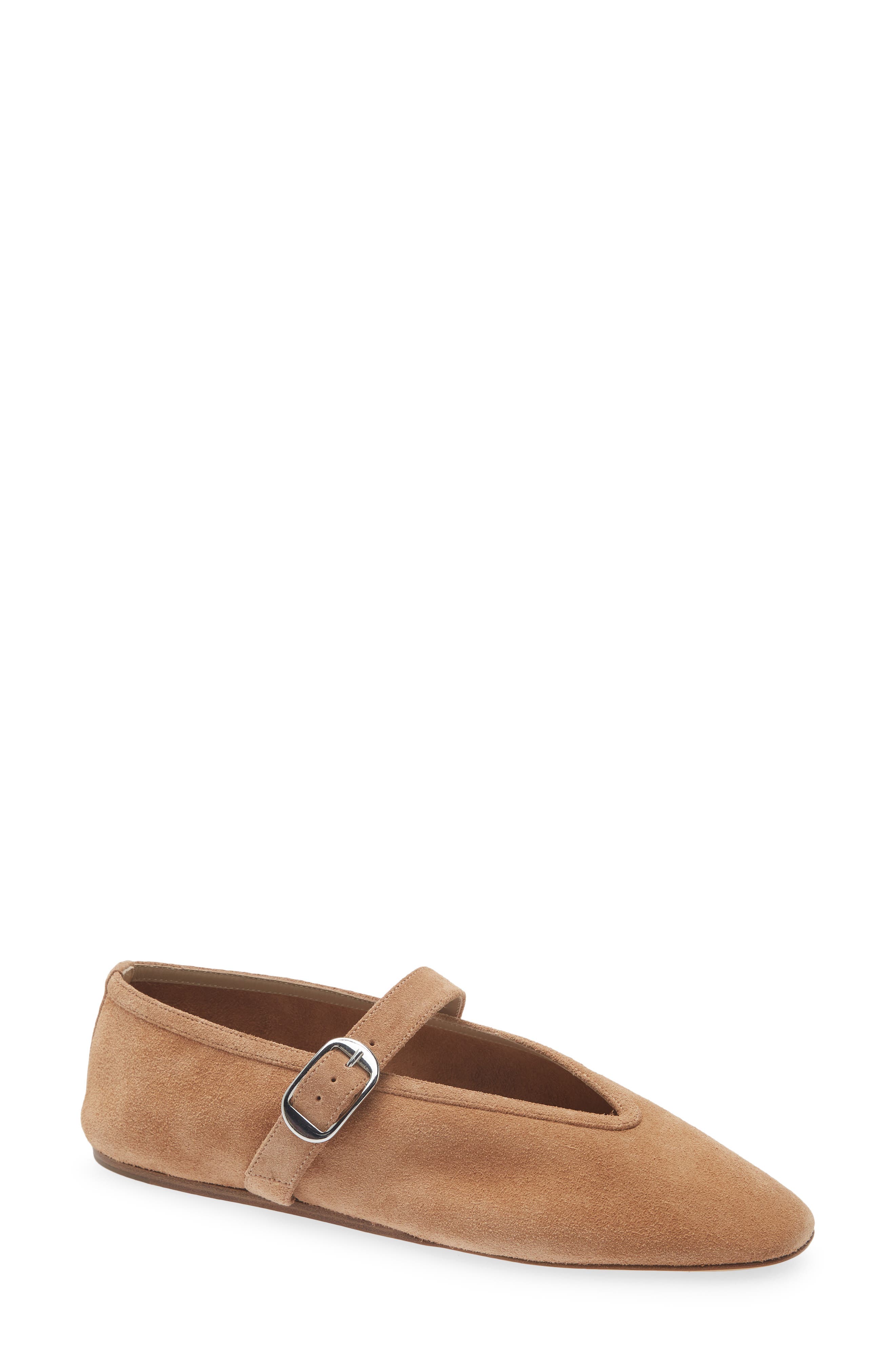 Le Monde Béryl Stella Buckle Strap Ballet Flat, Main, color, Sienna