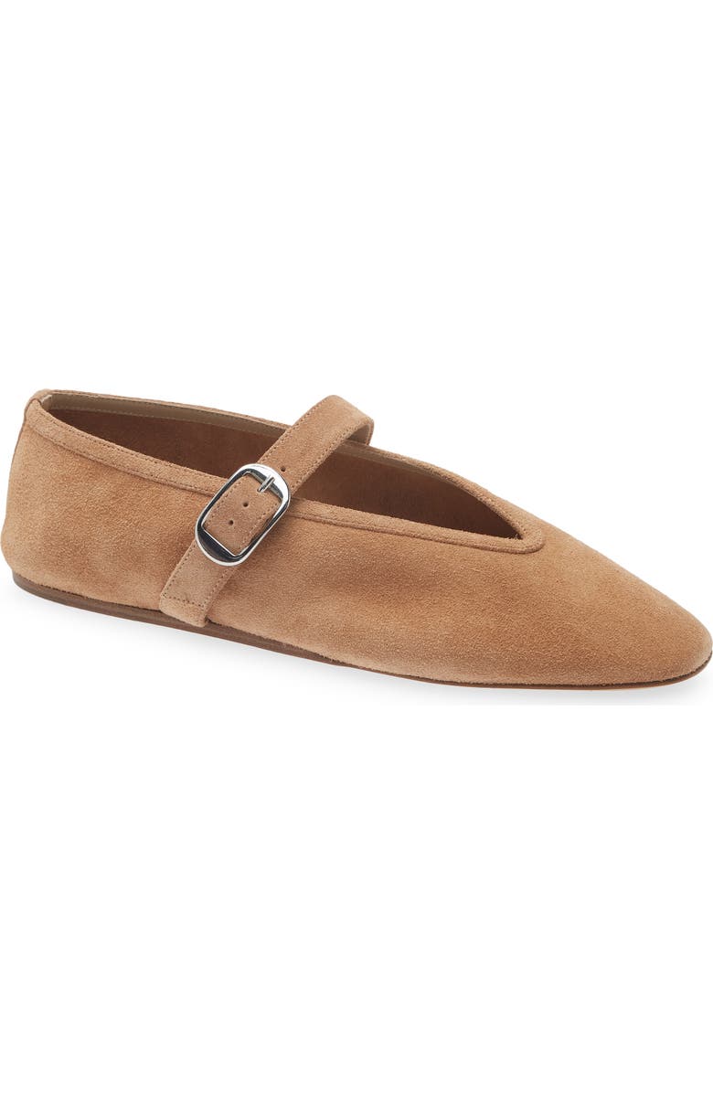 Le Monde Béryl Stella Buckle Strap Ballet Flat, Main, color, Sienna