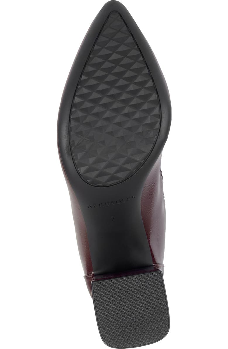 Aerosoles Elisea Pointed Toe Stretch Pump, Alternate, color, Merlot Crinkle Patent