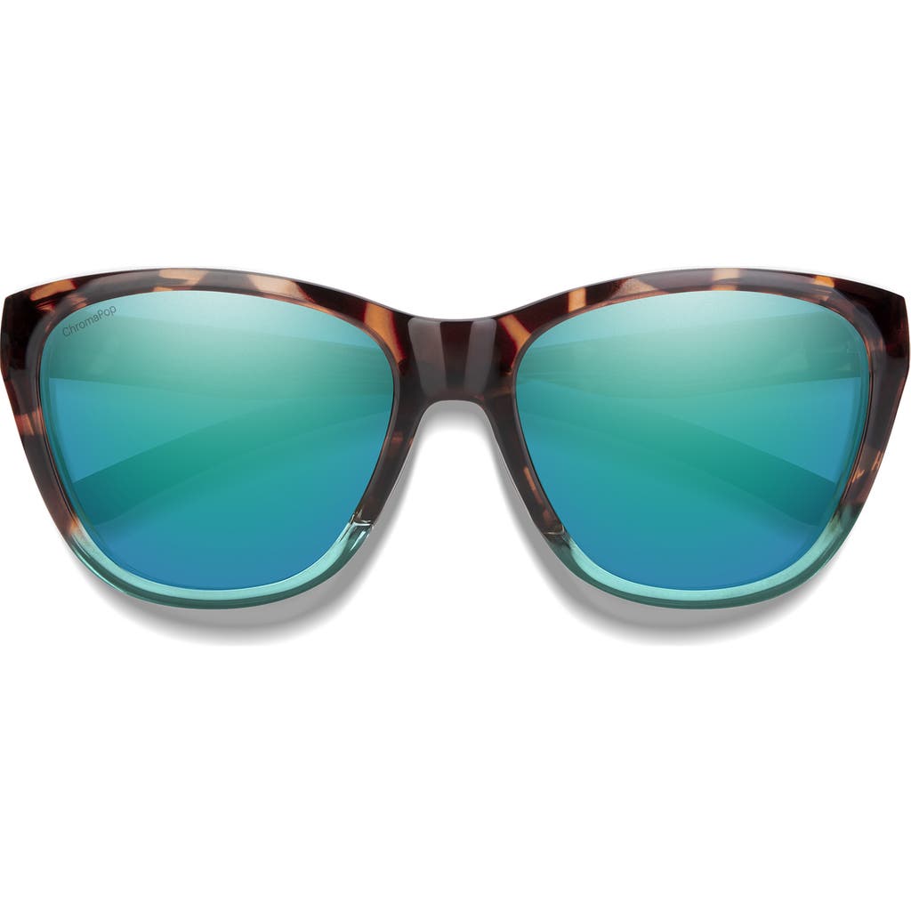 Smith Shoal 58mm Chromapop Polarized Wraparound Sunglasses In Blue
