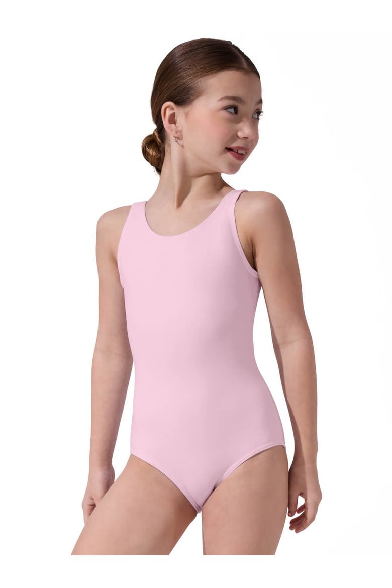Team Basics Tank Leotard, Main, color, light/pastel pink