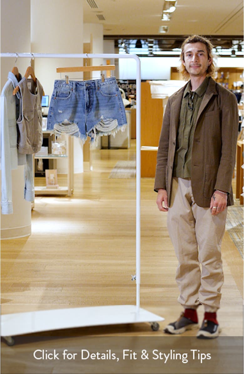 Ripped Cutoff Denim Shorts, sales video thumbnail