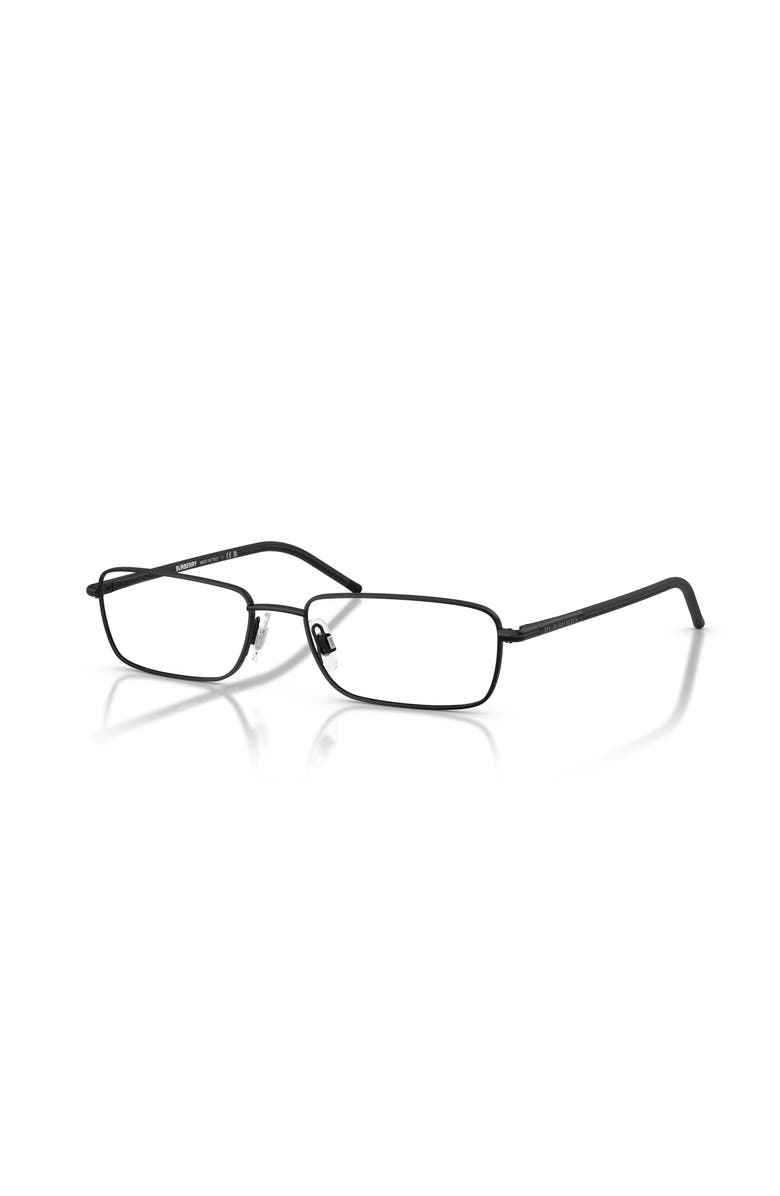 Burberry 52mm Rectangle optical glasses, Main, color, Black
