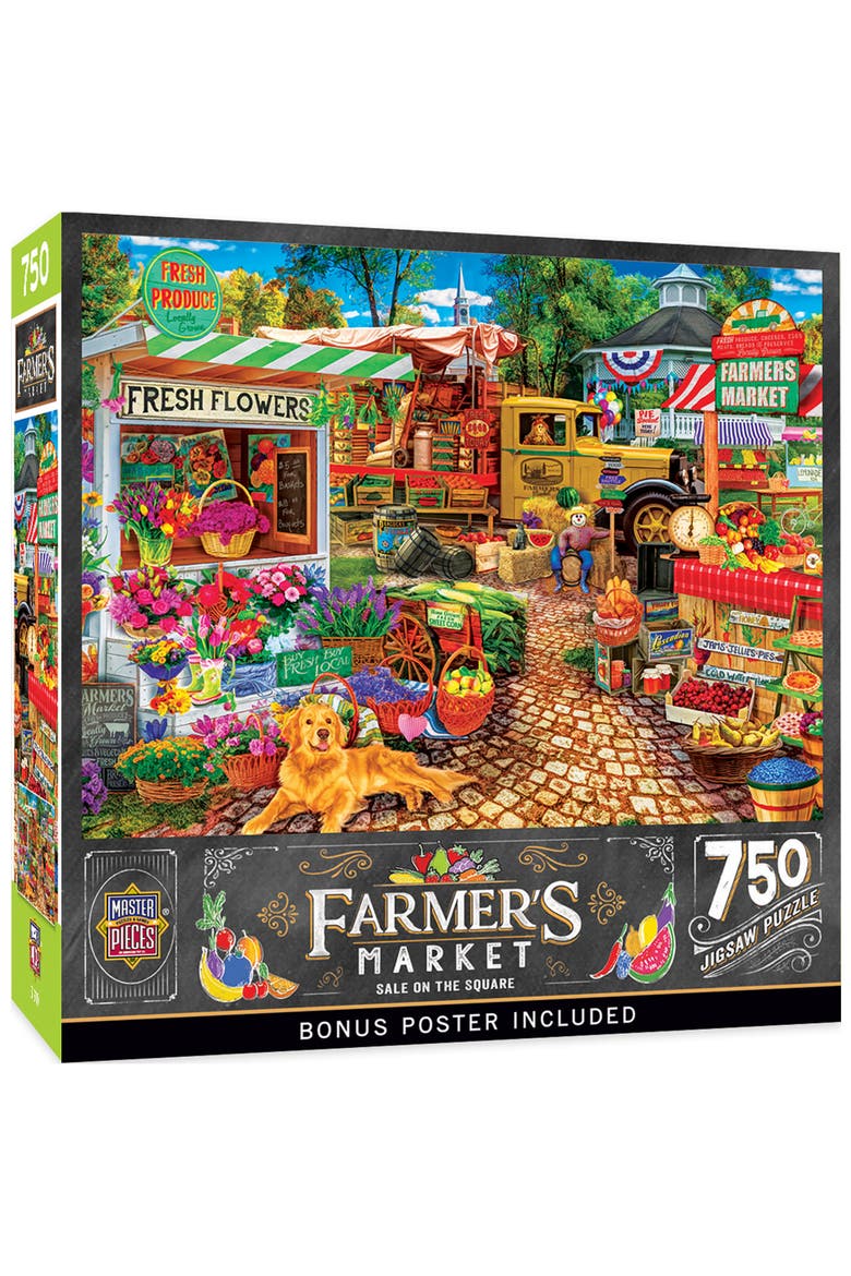 Sale on the Square 750 Piece Puzzle, Main, color, Multicolor
