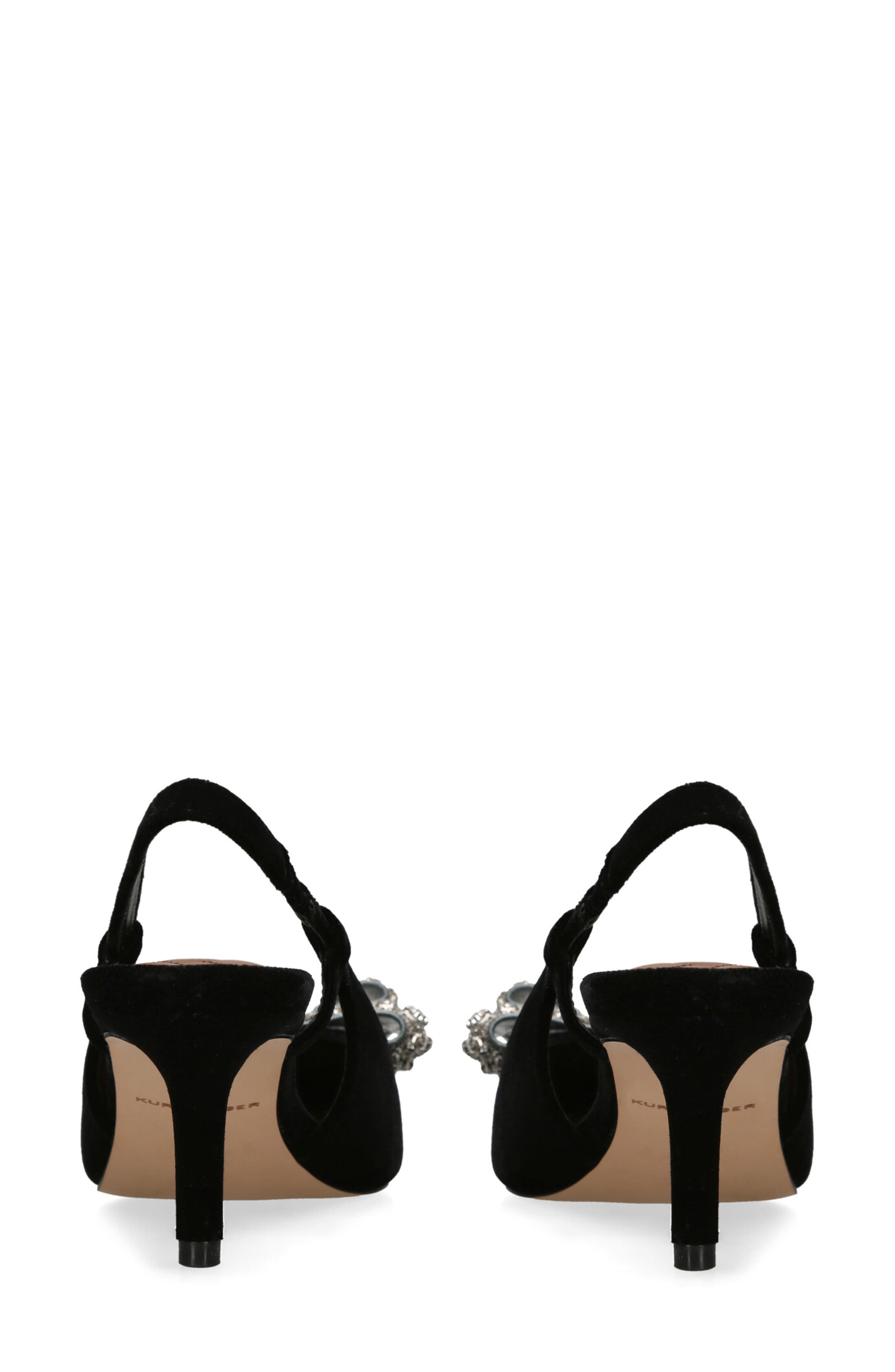 Kurt Geiger London Belgravia Bow Pointed Toe Slingback Pump, Alternate, color, 