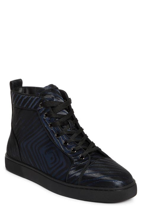 Louis Orlato Flat Stripe Jacquard High Top Sneaker (Men)