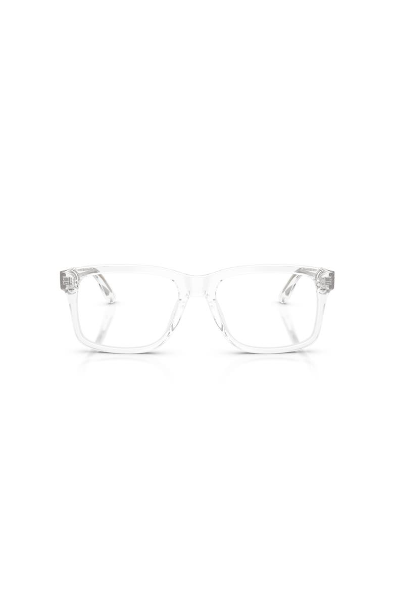 55mm Square optical glasses, Alternate, color, Transparent