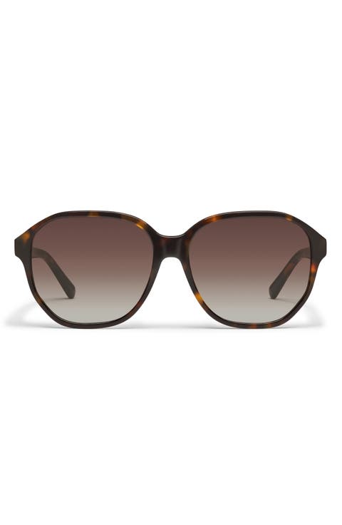 Guess Again 53mm Gradient Round Sunglasses