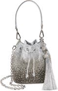JUDITH LEIBER COUTURE Piper Ombré Crystal Embellished Bucket Bag