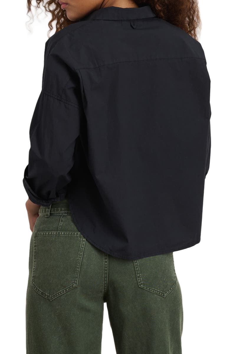 Alex Mill Cropped Button Front Shirt, Alternate, color, 