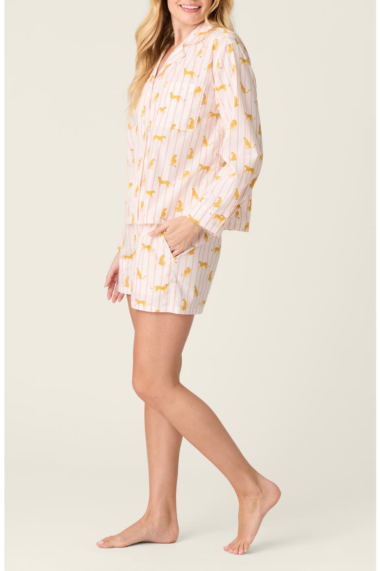 After Party Short Pajamas, Alternate, color, SUNSET ROSE